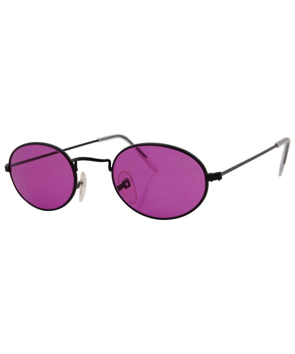 payola purple black sunglasses