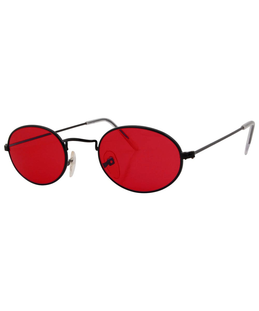 payola red black sunglasses