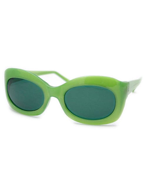 peaches green sunglasses