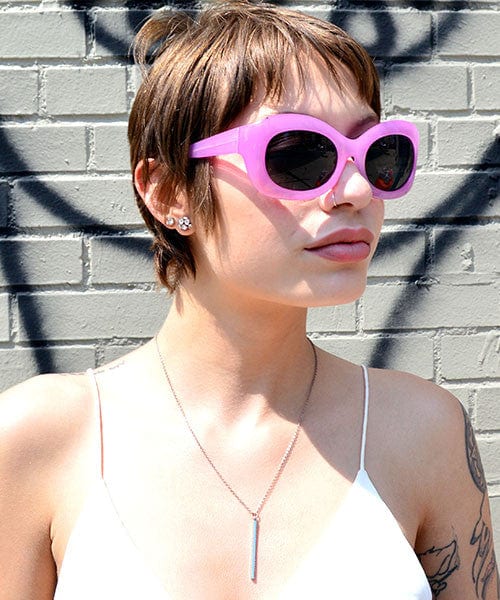 peaches pink sunglasses