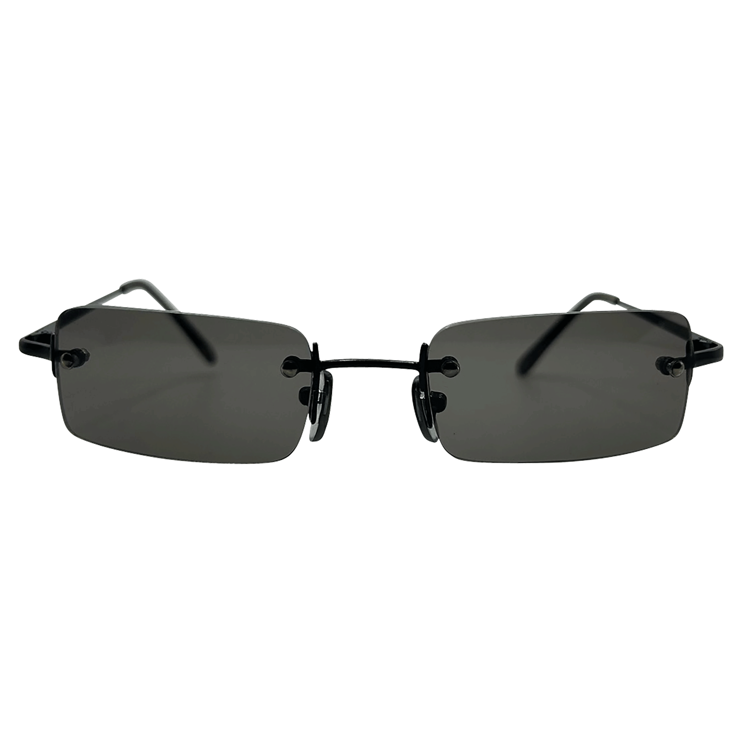 PENNY Y2K Rimless Square Sunglasses