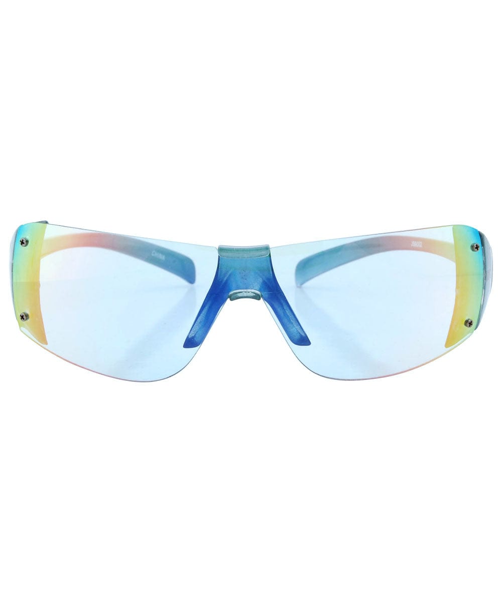 plastics blue sunglasses