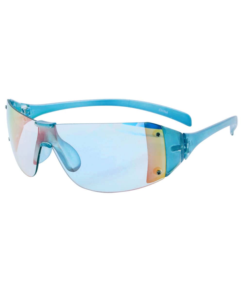 plastics blue sunglasses