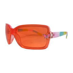 Kids ⭐️ PLAYA Pink Y2K Shield-Giant Vintage Eyewear
