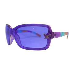 Kids ⭐️ PLAYA Purple Y2K Shield-Giant Vintage Eyewear