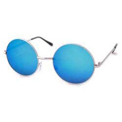 pong silver blue sunglasses