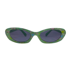 Kids ⭐️ CUTIE Green Hearts Cat-Eye-Giant Vintage Eyewear