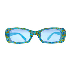 Kids ⭐️ POSIES Blue Flower/Blue Square-Giant Vintage Eyewear