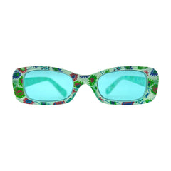 Kids ⭐️ POSIES Green Flower/Green Square-Giant Vintage Eyewear