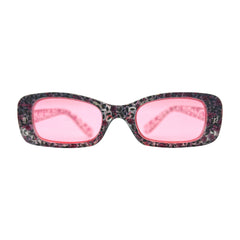 Kids ⭐️ POSIES Silver Pink Flower/Pink Square-Giant Vintage Eyewear