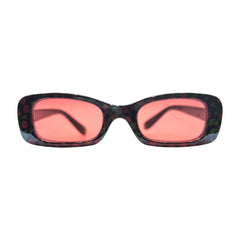 Kids ⭐️ POSIES Black Purple Flower/Red Square-Giant Vintage Eyewear