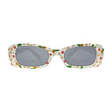 Kids ⭐️ POSIES Pearl Flower/Super Dark Square-Giant Vintage Eyewear