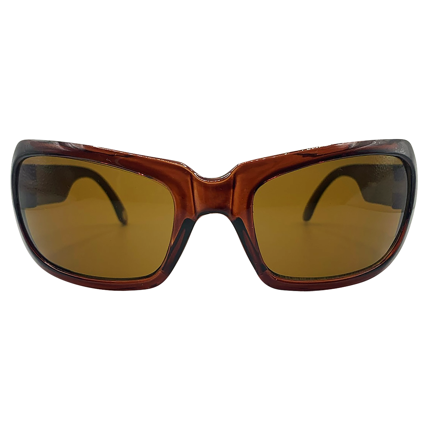POSTINO Square Sports SunglassesJelly Brown-Giant Vintage Eyewear