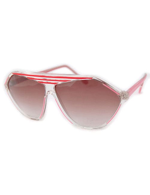 prime crystal red sunglasses
