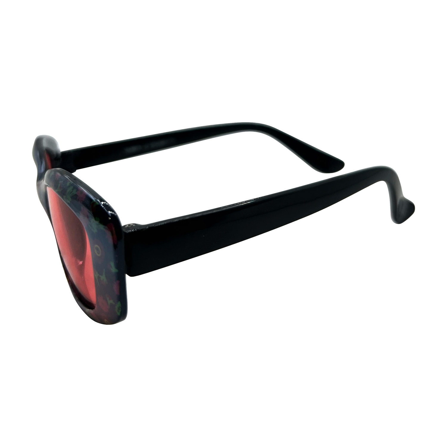 Kids ⭐️ PRINCESS Black/Red Square-Giant Vintage Eyewear