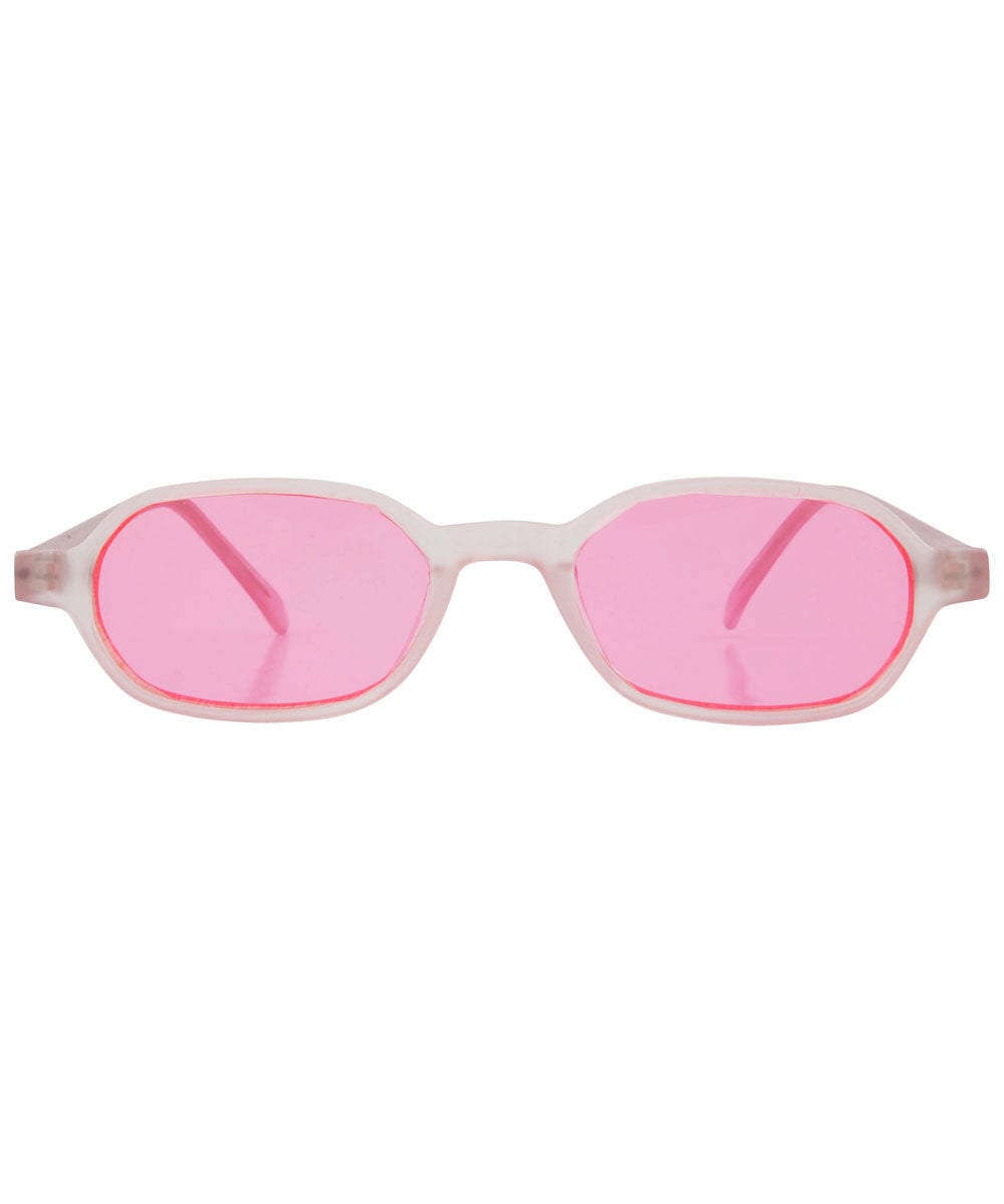punchy frost pink sunglasses