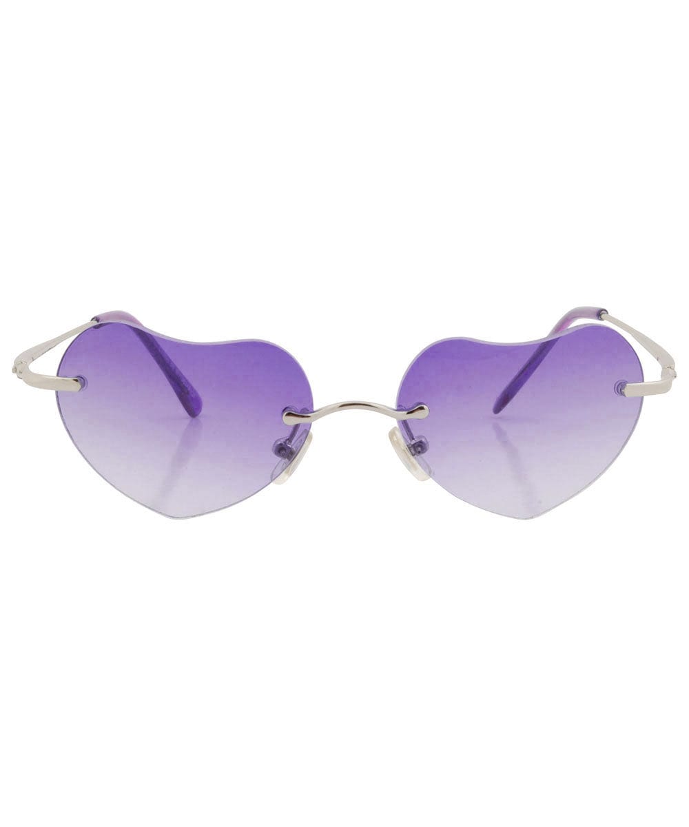 q pid purple sunglasses