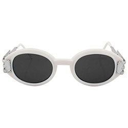 QUAGSIRE White/SD Oval Sunglasses