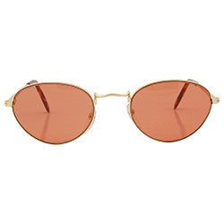 quiggly gold sunglasses