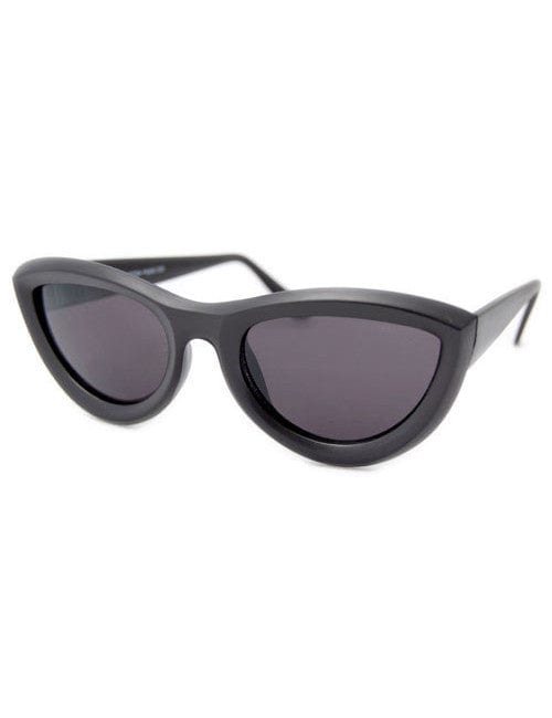 quinn matte black sunglasses