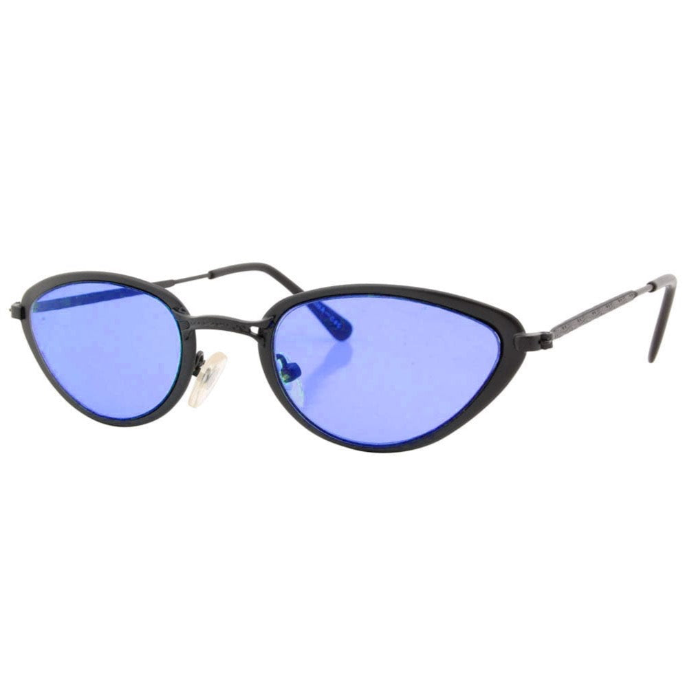 Shop Ranger Blue Vintage Cat-Eye Sunglasses for Women