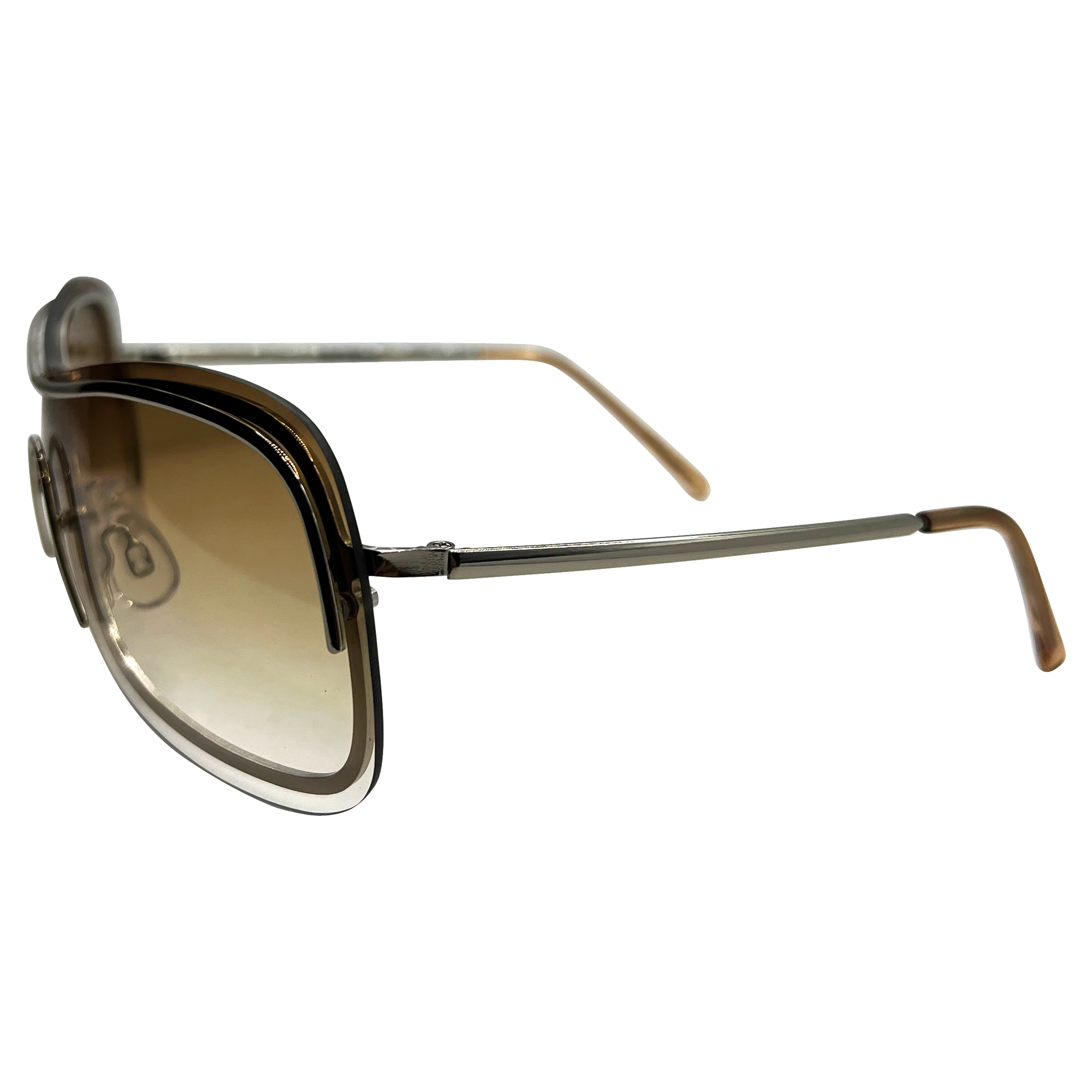 REDS Amber 70s Retro Sunglasses Giant Vintage Sunglasses