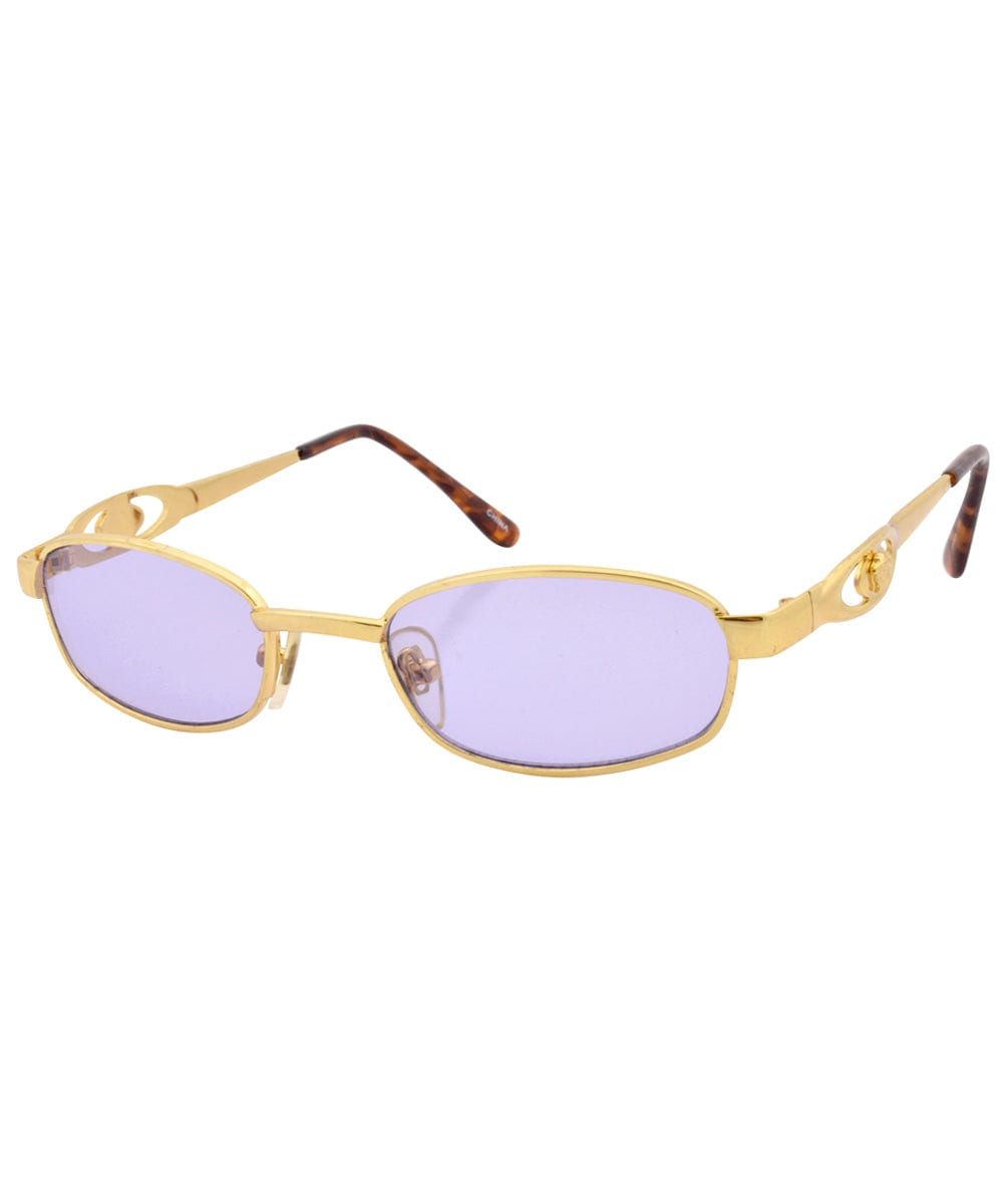 revert purple gold sunglasses