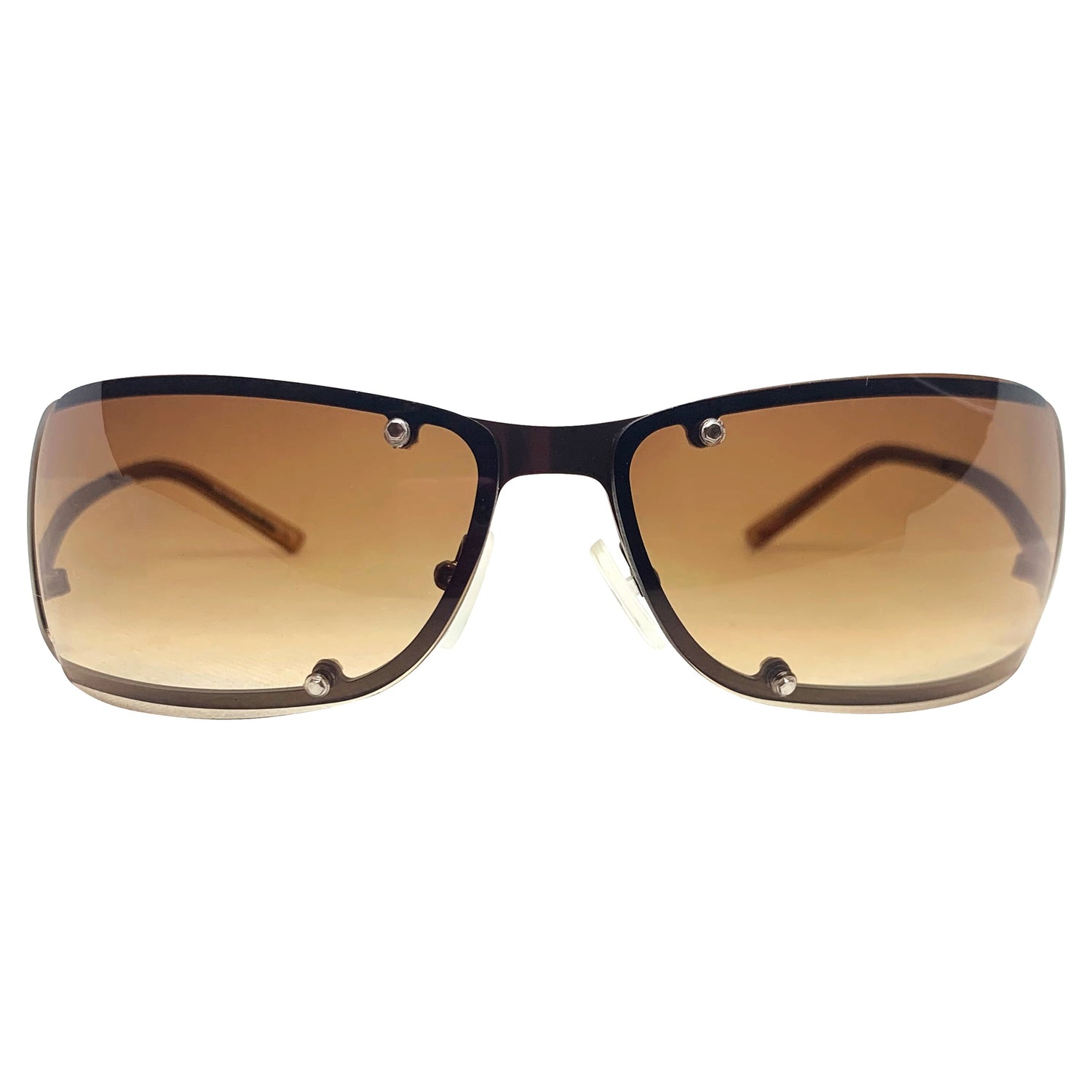 RIDER Amber/Copper Sunglasses-Giant Vintage Eyewear