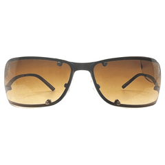 RIDER Amber/Gunmetal Sunglasses-Giant Vintage Eyewear