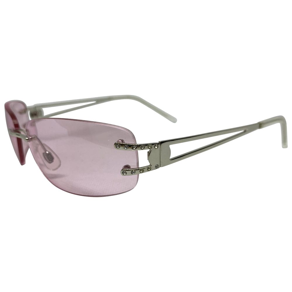 RITZ Pink Rimless Sunglasses