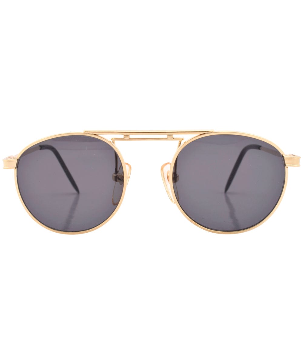 rivet gold sunglasses
