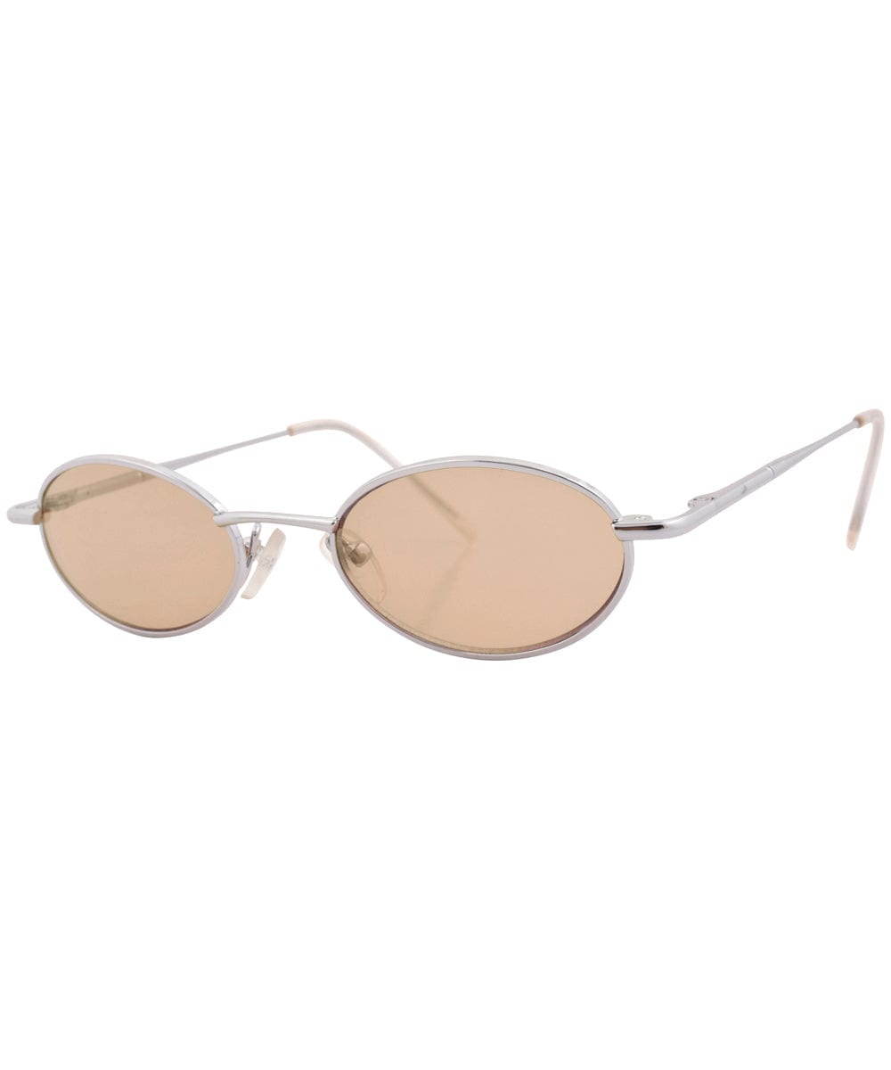 roar silver brown sunglasses