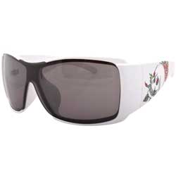 rolled white roses sunglasses