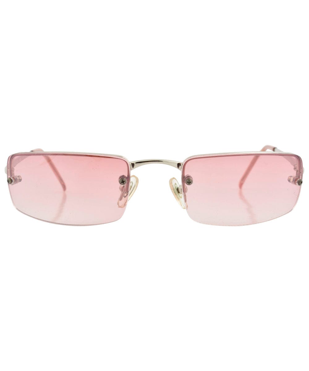 ruling silver pink sunglasses