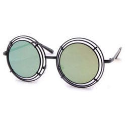 shelton black green sunglasses