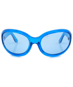 FIFTY SEVEN 90s Oversized SunglassesBlue/Blue-Giant Vintage Eyewear