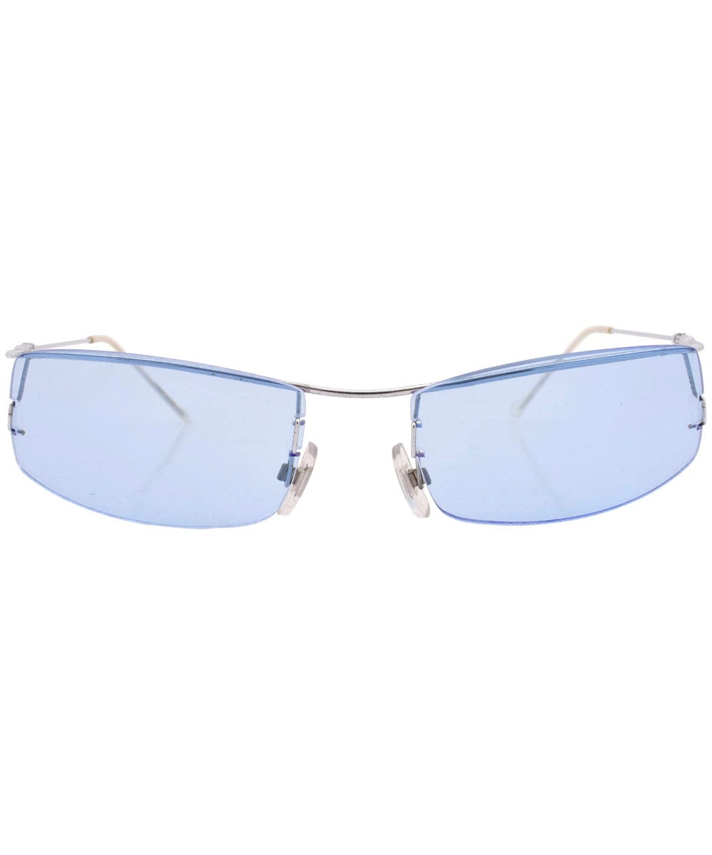 slicktator silver blue sunglasses