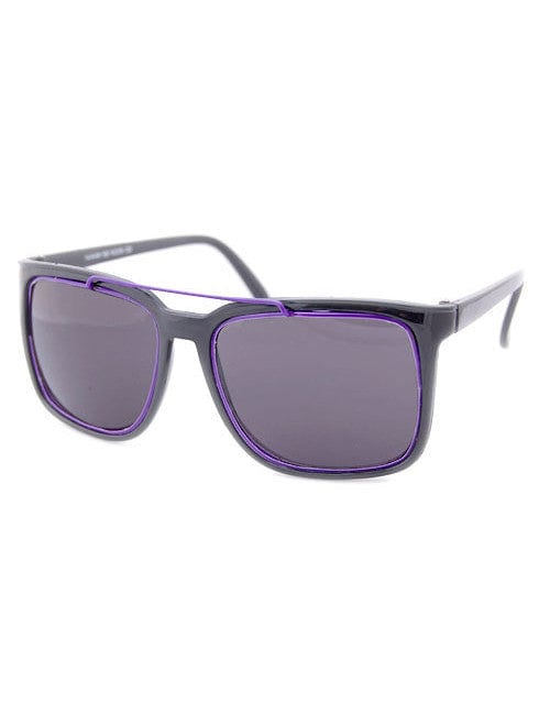 snap purple sunglasses