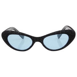 snuggly black blue sunglasses