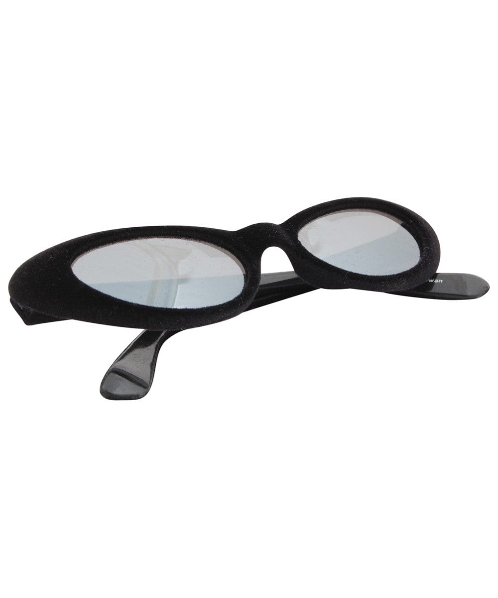 snuggly black mirror sunglasses