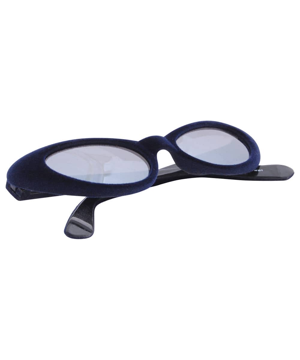 snuggly blue mirror sunglasses