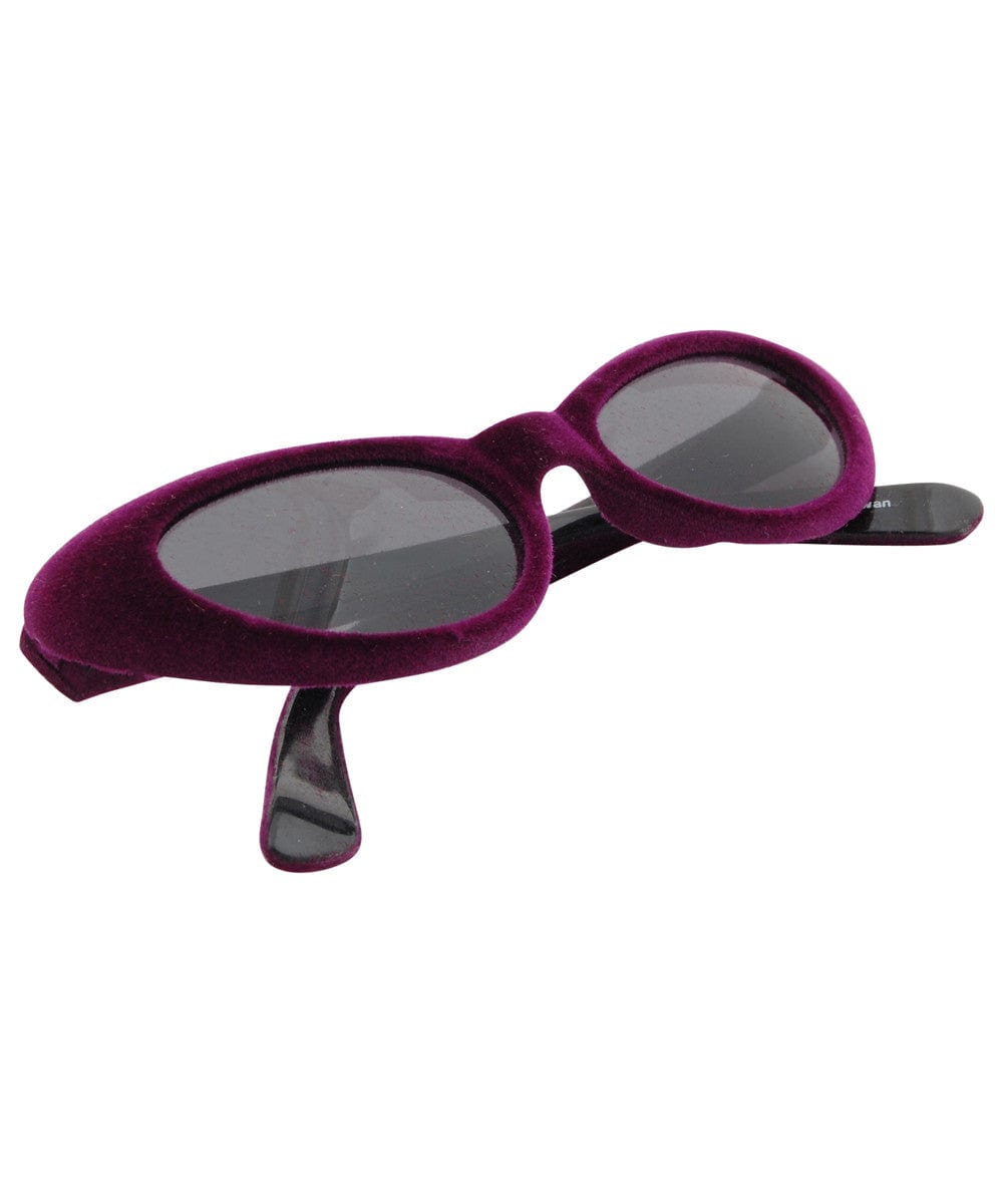 snuggly purple smoke sunglasses