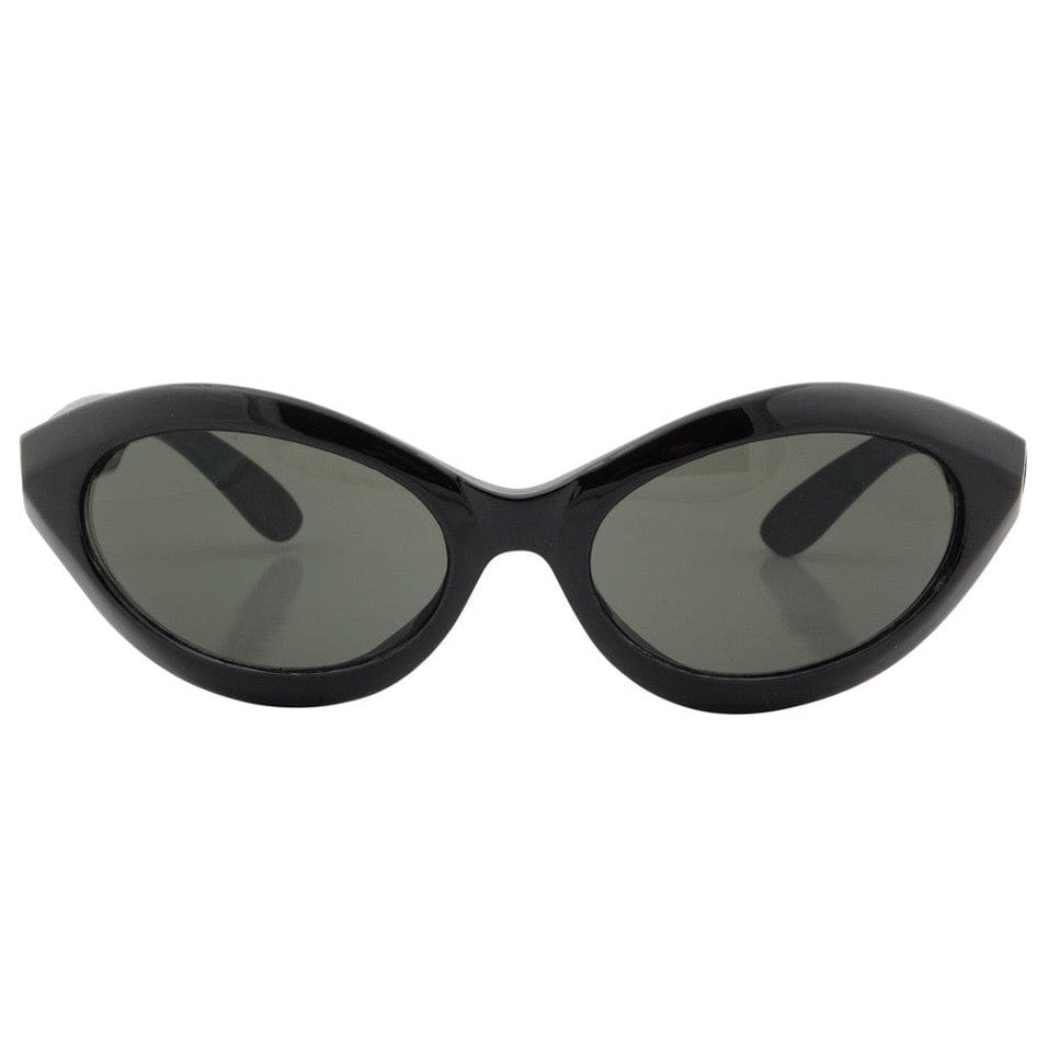 spaced black sunglasses