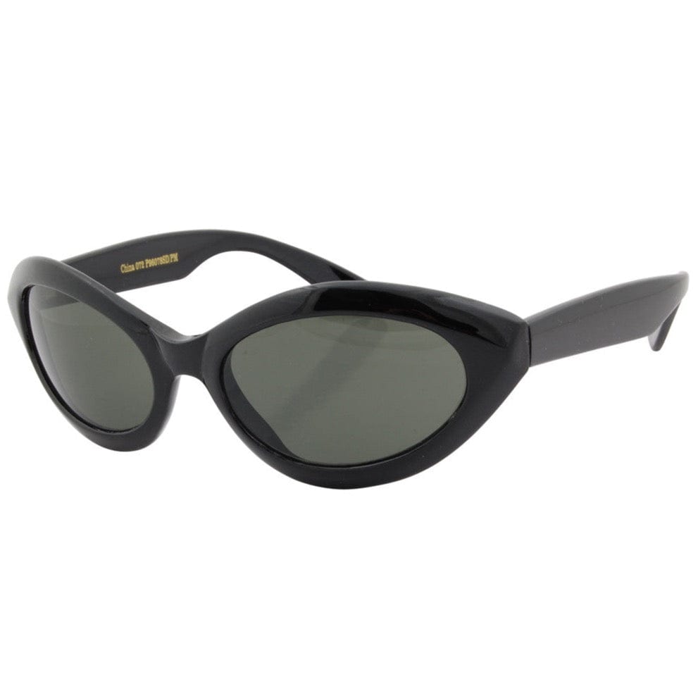 spaced black sunglasses