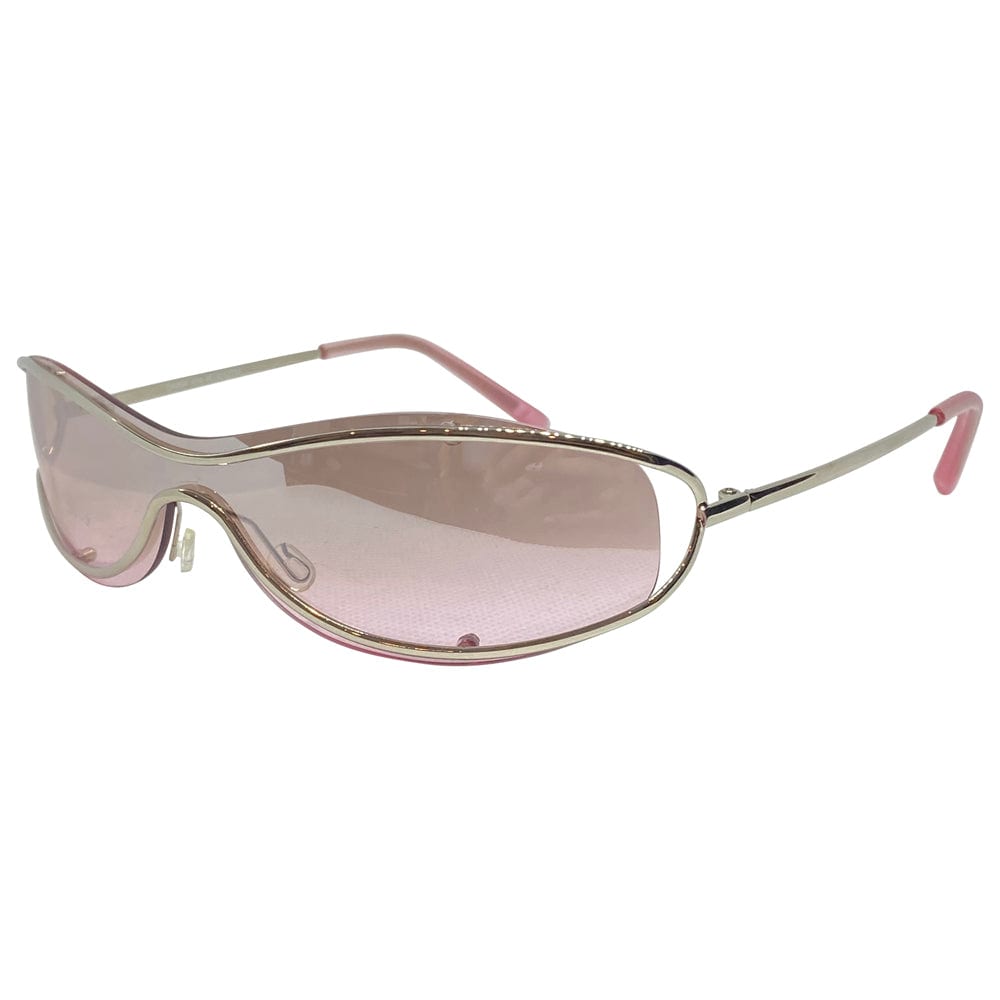 SPARKLY Pink Round Sunglasses
