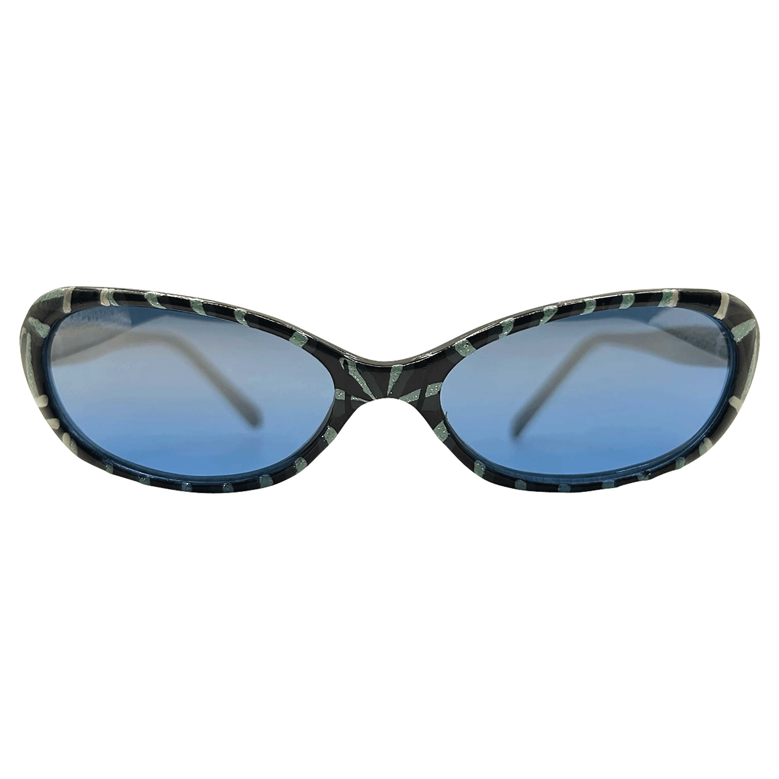 SPLATTER Oval Vintage Sunglasses