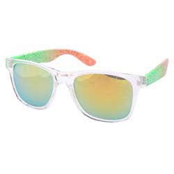 splatway green orange sunglasses