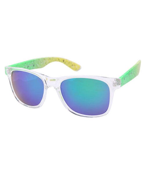 splatway green yellow sunglasses