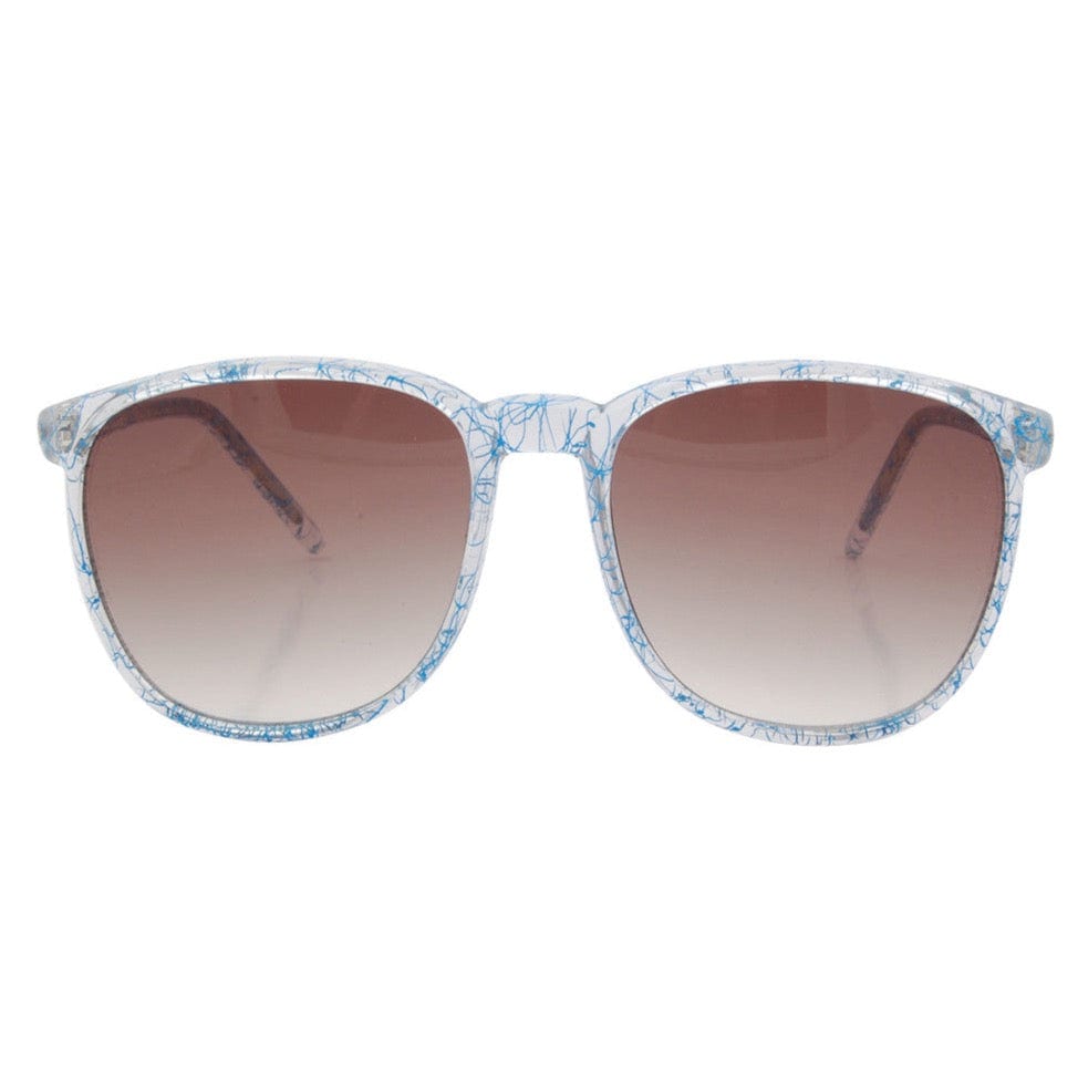 squeeze crystal blue sunglasses