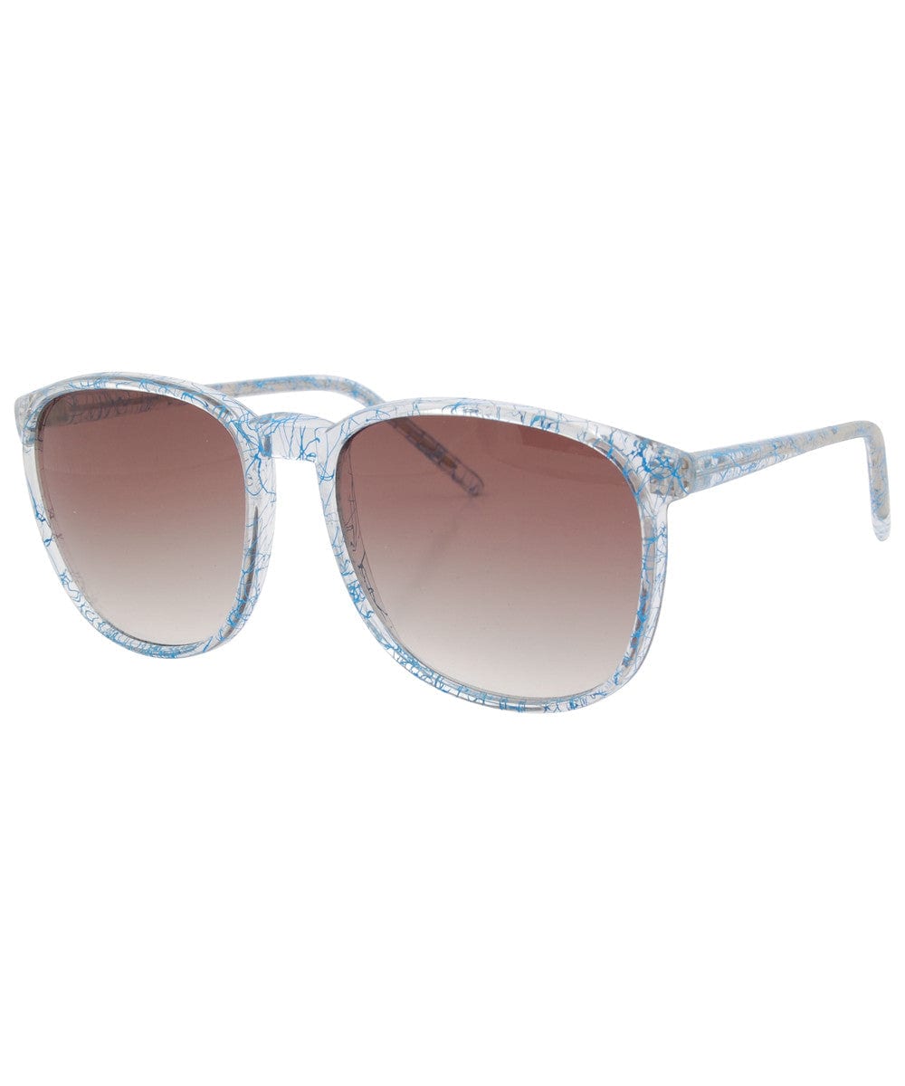 squeeze crystal blue sunglasses